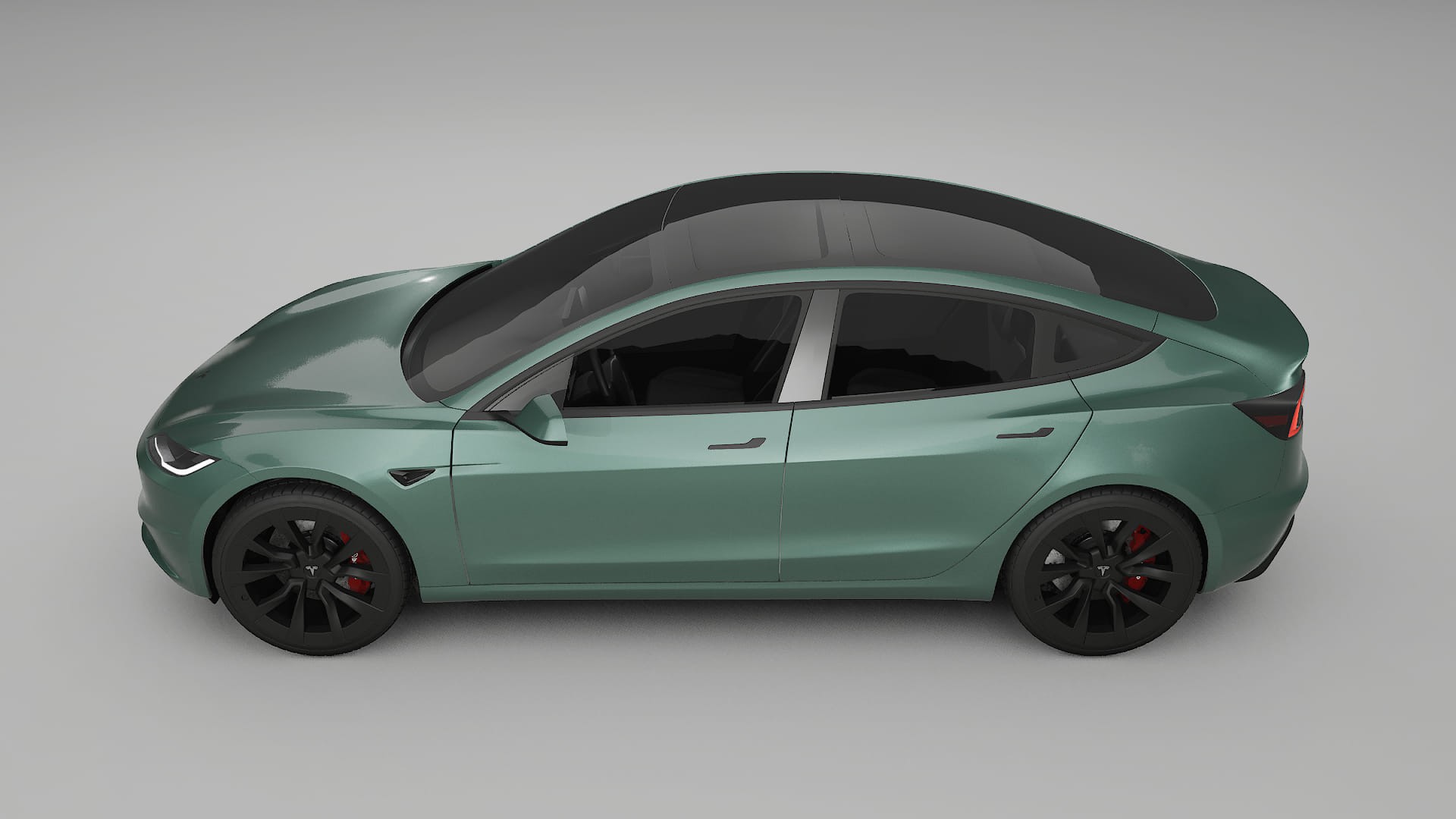 Tesla Model3 Highland Filme de Proteção de Pintura TPU | EVERGREEN PPF de Mudança de Cor – Kit Completo Pré-Cortado