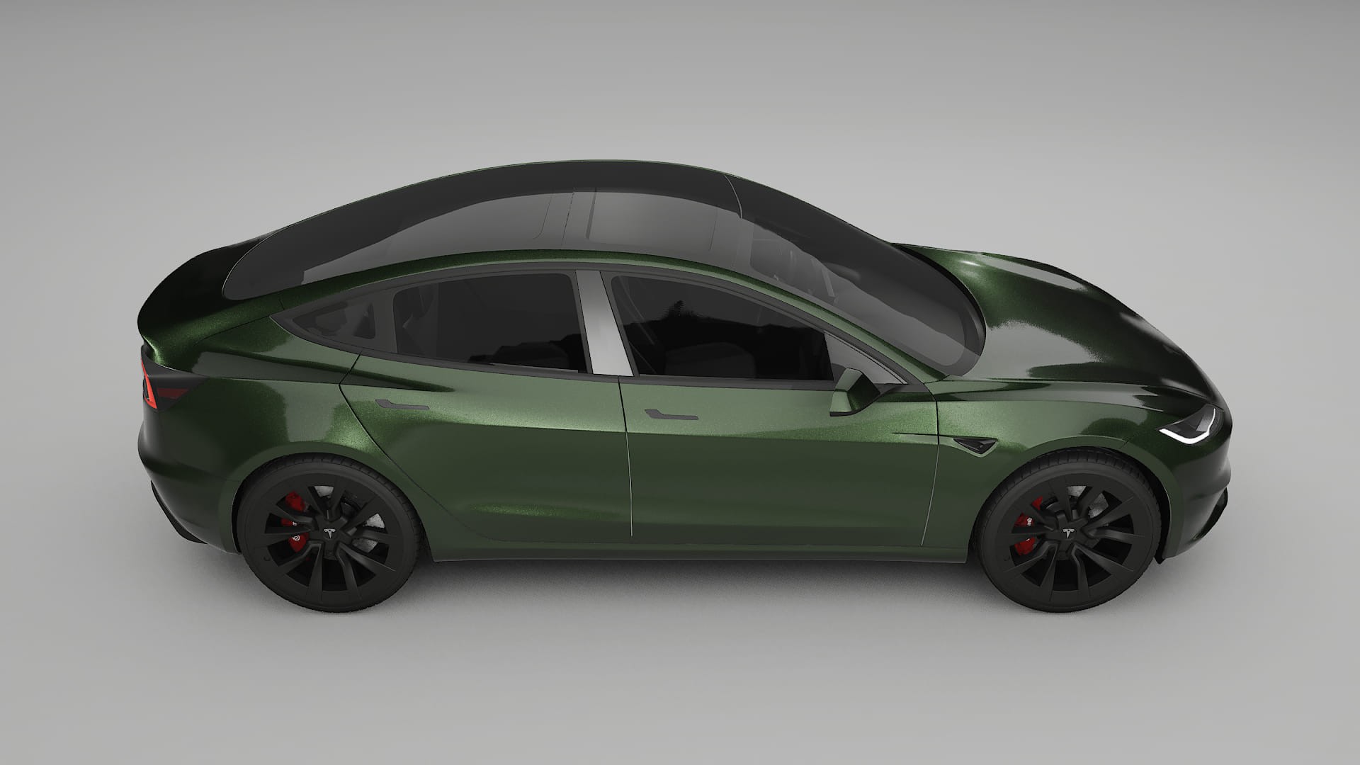Tesla Model3 Highland Filme de Proteção de Pintura TPU | LAGOON PPF de Mudança de Cor – Kit Completo Pré-Cortado