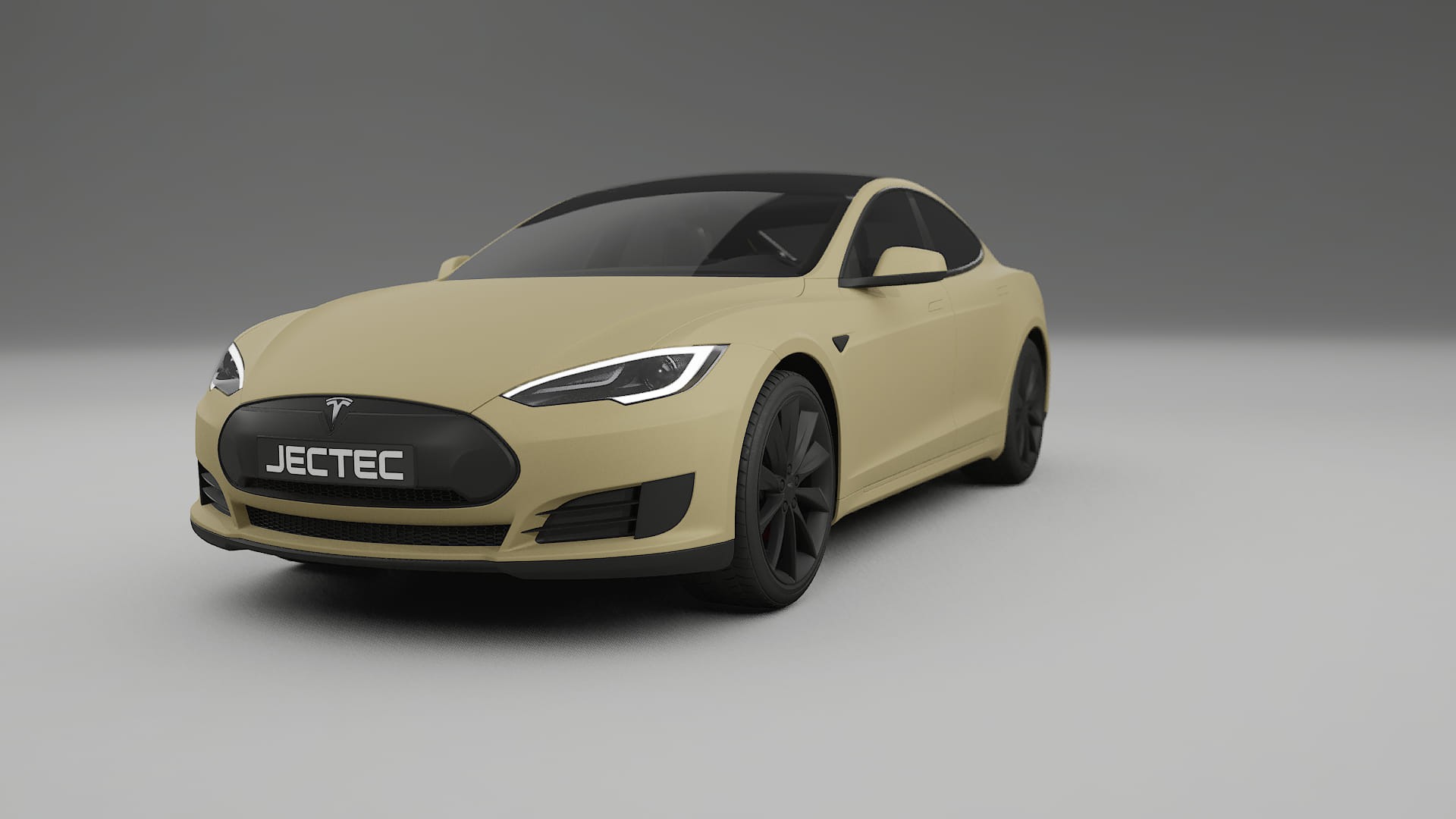 Tesla Model-S TPU Paint Protection Film | SAND Color Change PPF Full Pre-Cut Kit