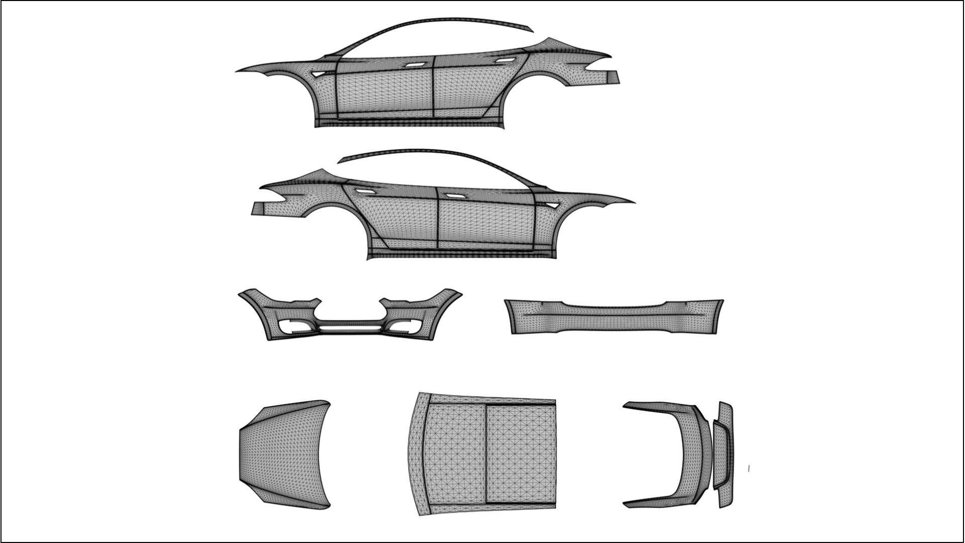Tesla Model S Filme de Proteção de Pintura TPU | EVERGREEN PPF de Mudança de Cor – Kit Completo Pré-Cortado 2