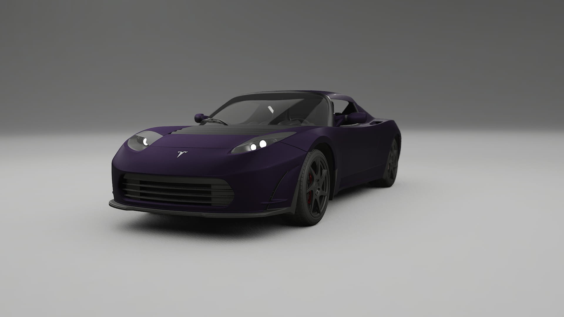 Tesla Roadster 25 Filme de Proteção de Pintura TPU | VIOLET PPF de Mudança de Cor – Kit Completo Pré-Cortado