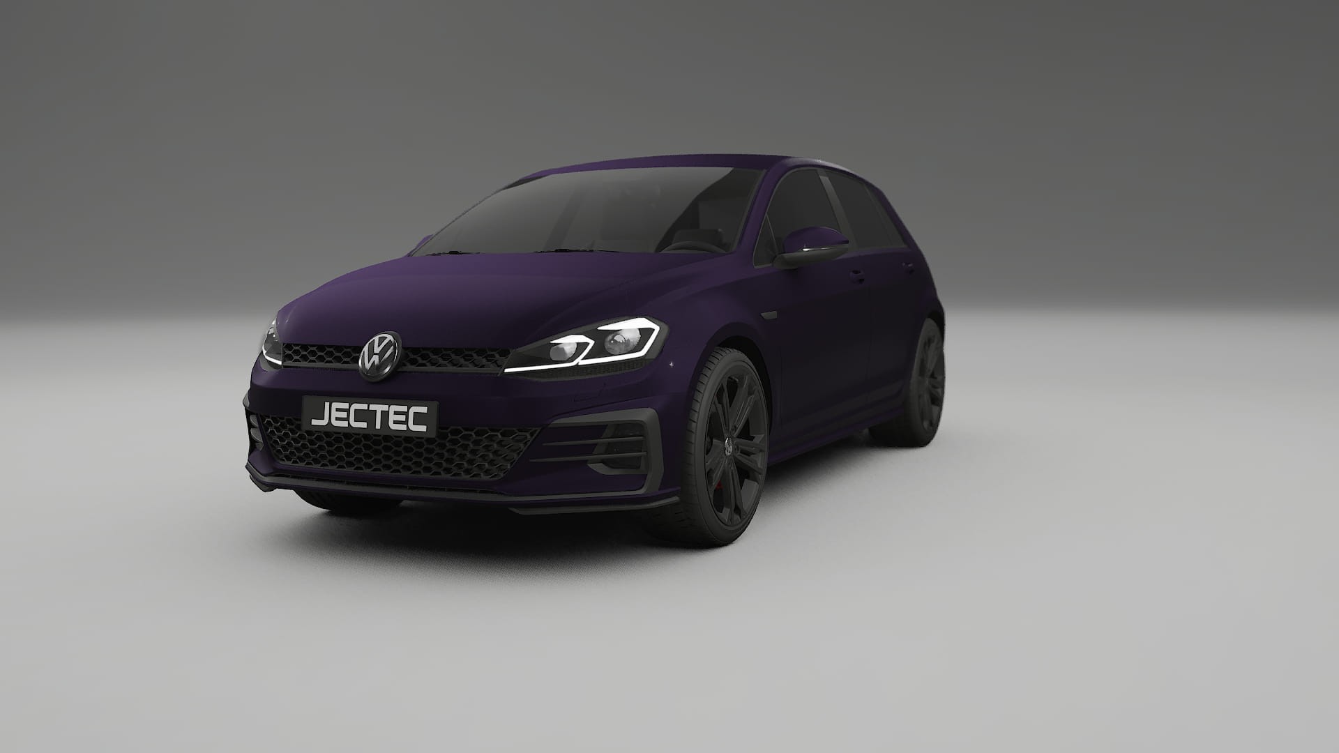 VW Golf Mk7 Filme de Proteção de Pintura TPU | VIOLET PPF de Mudança de Cor – Kit Completo Pré-Cortado