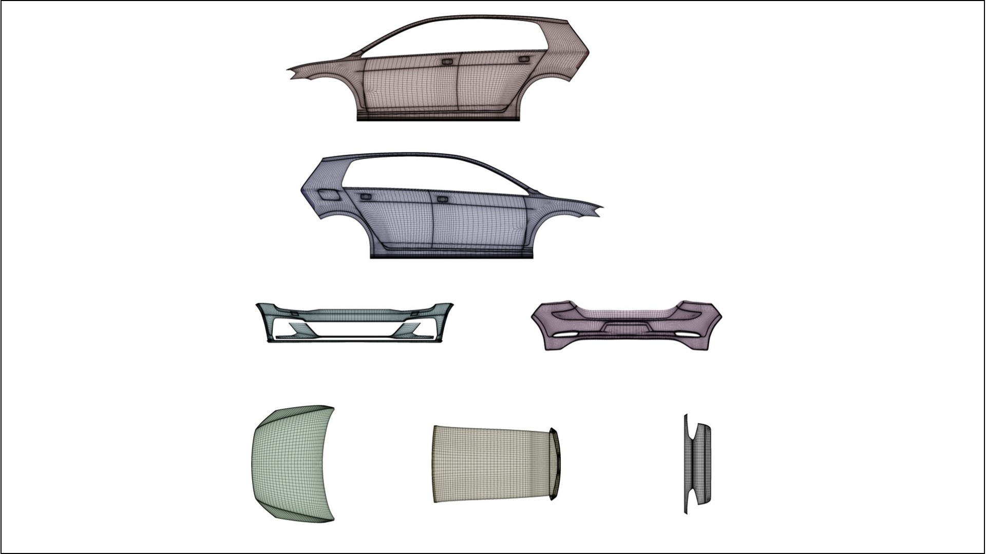 VW Golf Mk7 Filme de Proteção de Pintura TPU | VIOLET PPF de Mudança de Cor – Kit Completo Pré-Cortado 2