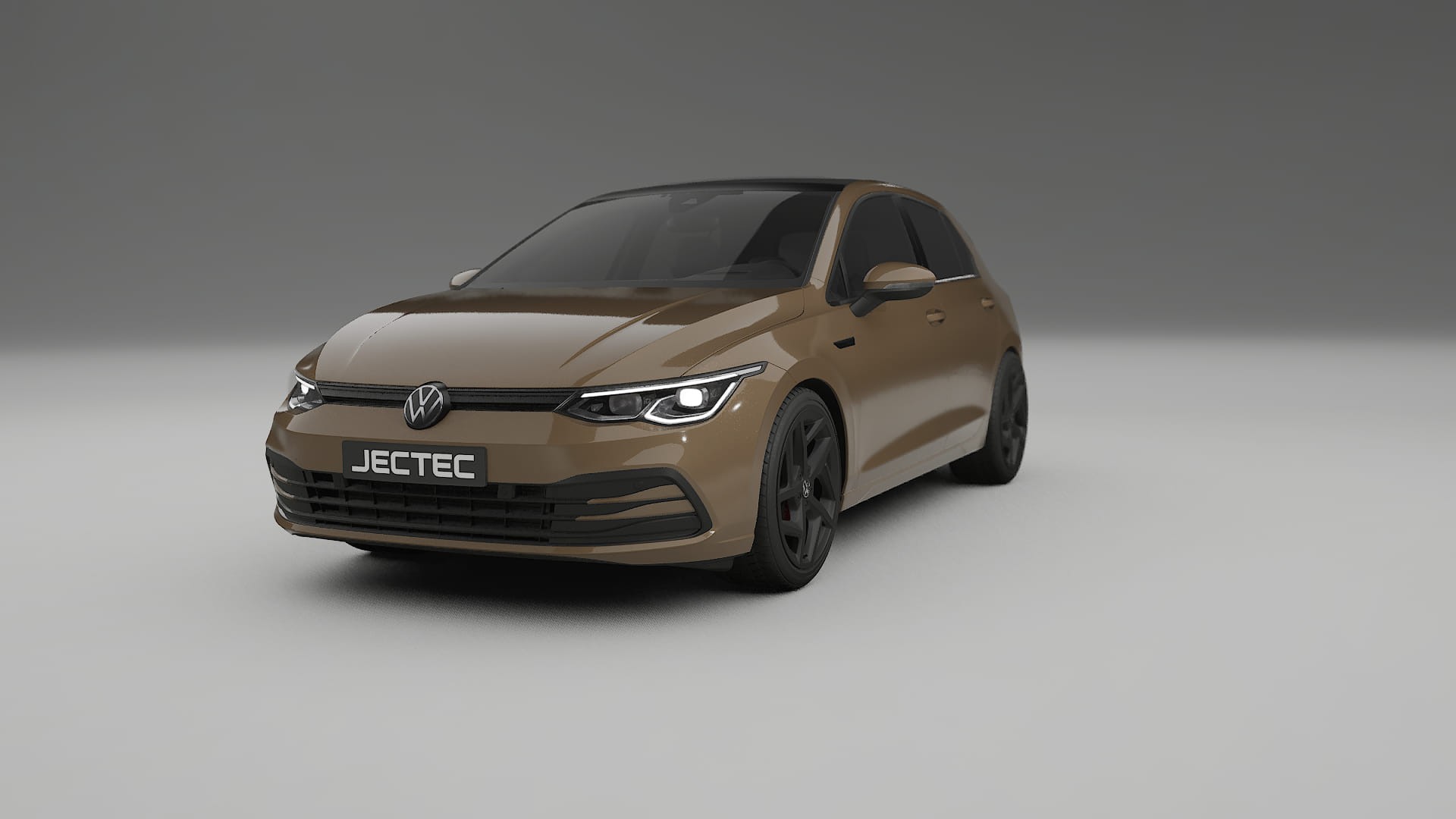 VW Golf Mk8 Filme de Proteção de Pintura TPU | SAHARA PPF de Mudança de Cor – Kit Completo Pré-Cortado