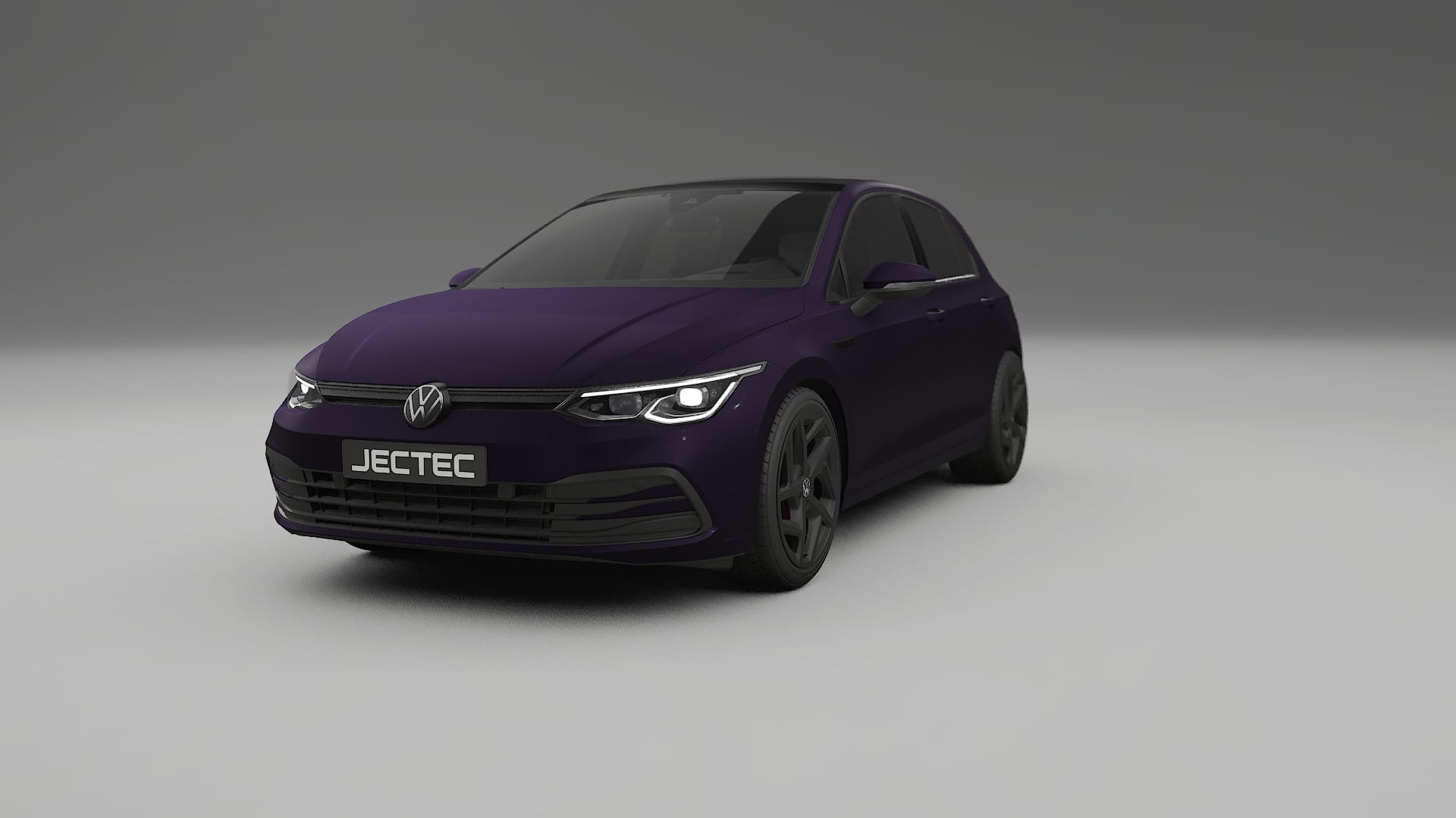 VW Golf Mk8 Filme de Proteção de Pintura TPU | VIOLET PPF de Mudança de Cor – Kit Completo Pré-Cortado