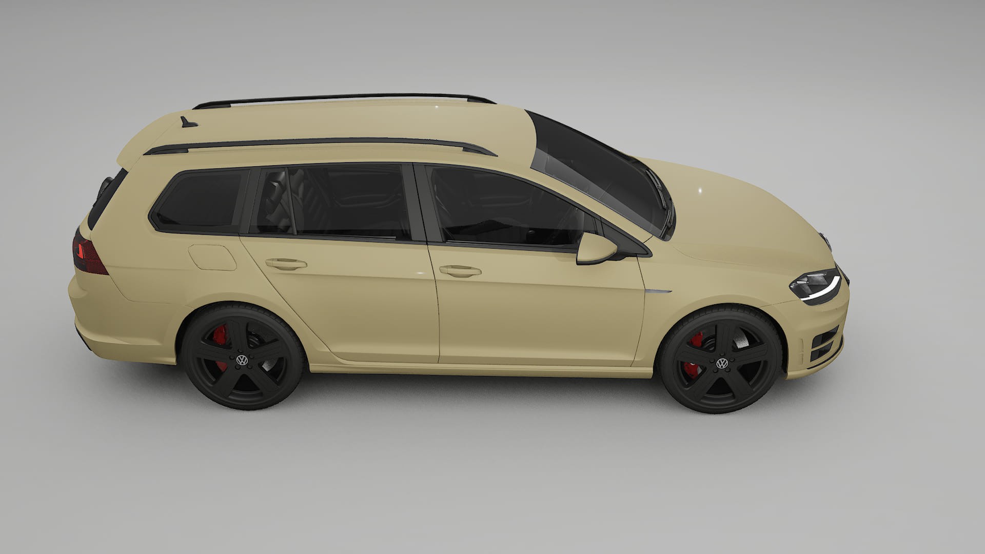 VW Golf Variant Mk7 Filme de Proteção de Pintura TPU | SAND PPF de Mudança de Cor – Kit Completo Pré-Cortado