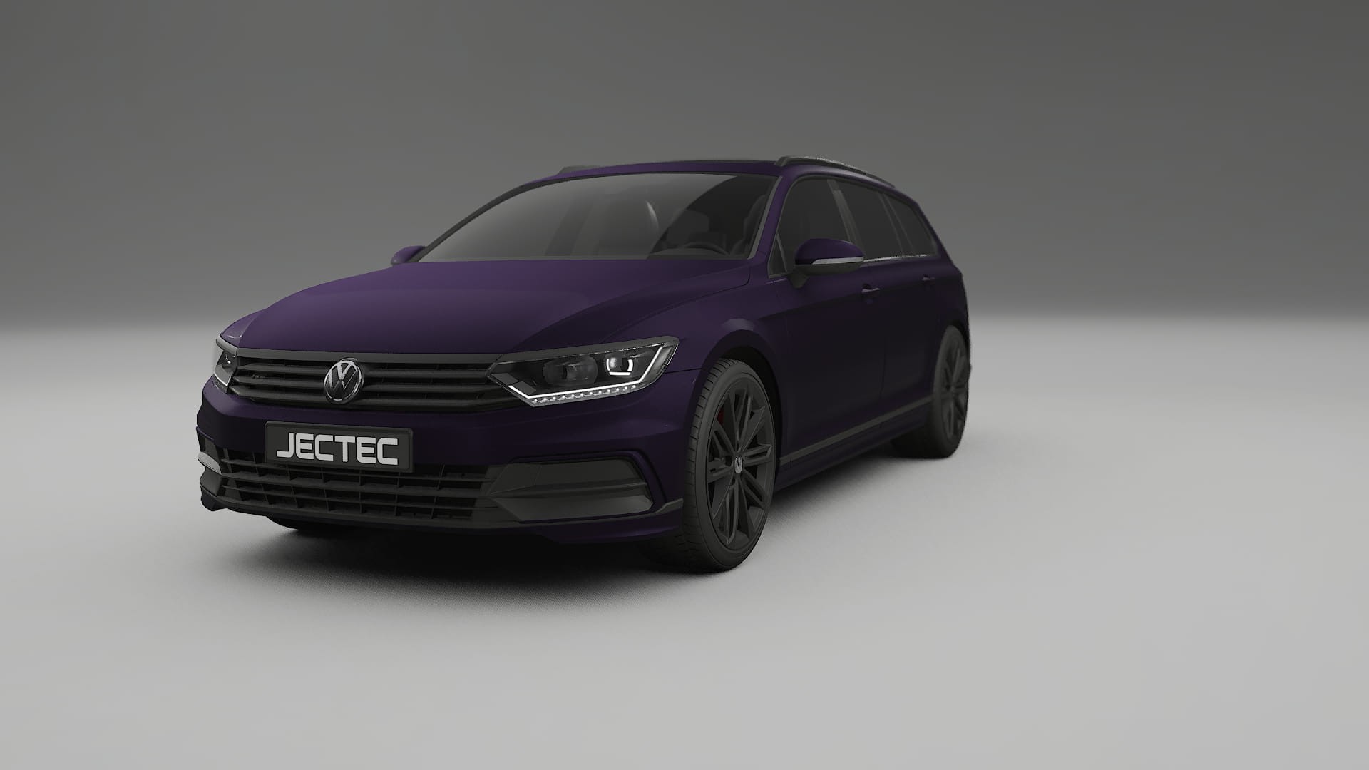 VW Passat Variant R B8 Filme de Proteção de Pintura TPU | VIOLET PPF de Mudança de Cor – Kit Completo Pré-Cortado