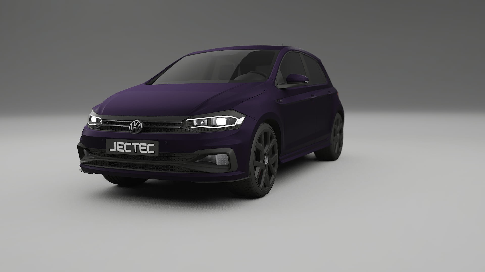 VW Polo GTI VI Filme de Proteção de Pintura TPU | VIOLET PPF de Mudança de Cor – Kit Completo Pré-Cortado