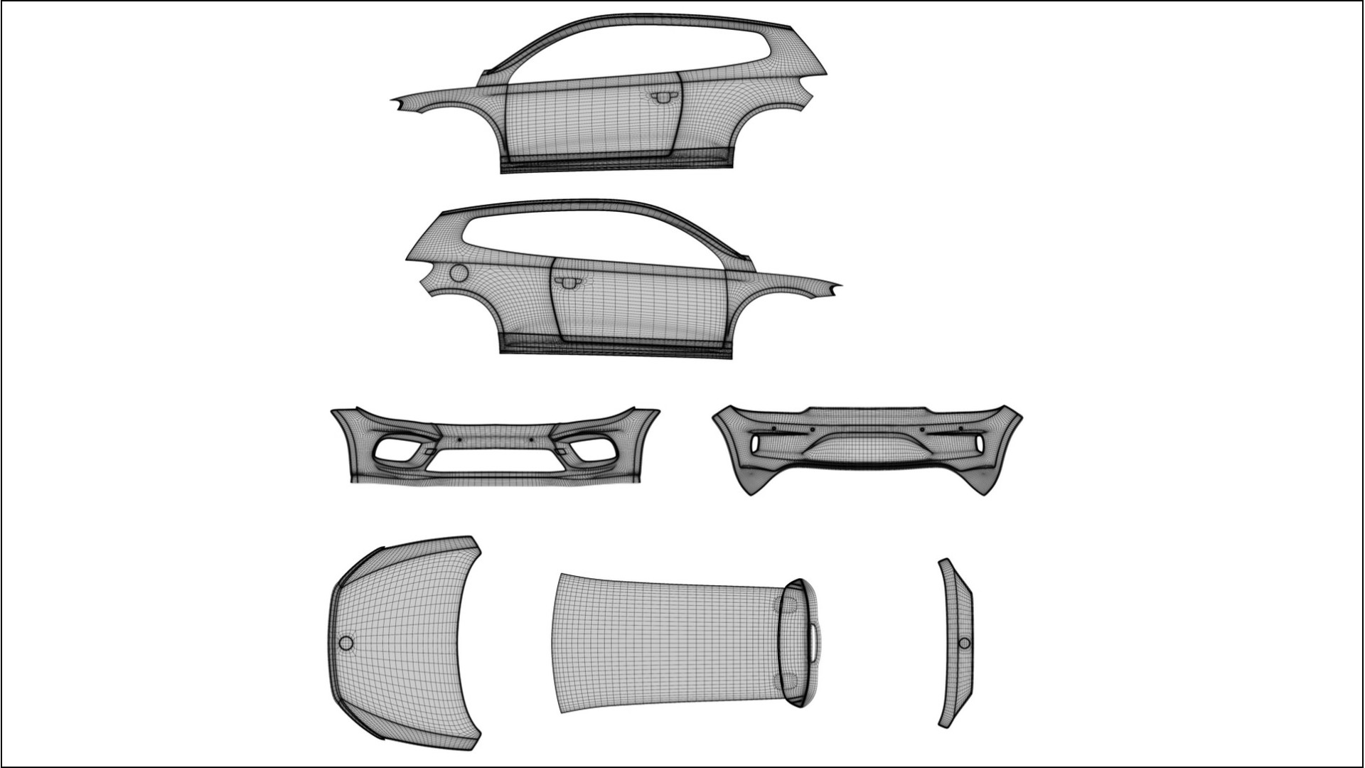VW Scirocco R III Filme de Proteção de Pintura TPU | EVERGREEN PPF de Mudança de Cor – Kit Completo Pré-Cortado 2