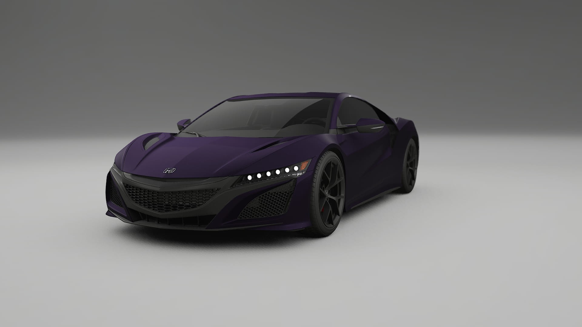 Honda NSX prefacelift pre LCI Filme de Proteção de Pintura TPU | VIOLET PPF de Mudança de Cor – Kit Completo Pré-Cortado