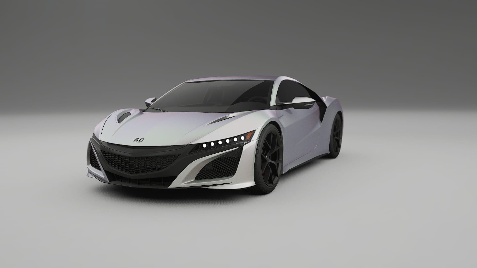 Honda NSX prefacelift pre-LCI TPU Paint Protection Film | NEBULA Color Change PPF Full Pre-Cut Kit