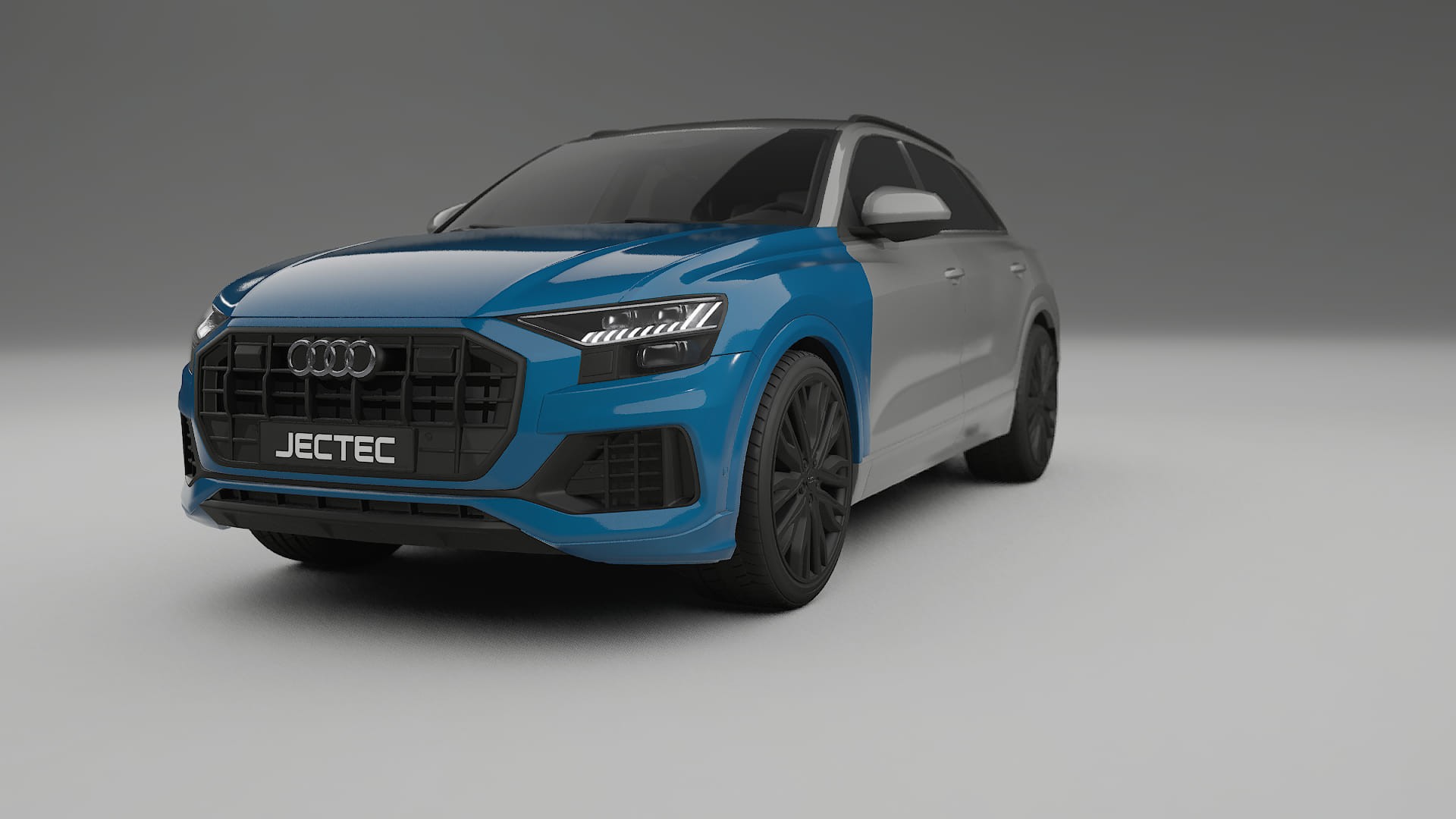 Película de Proteção de Pintura Audi Q8 F1 prefacelift pre-LCI | CrystalGuard TPU Transparente PPF Kit de Proteção Frontal