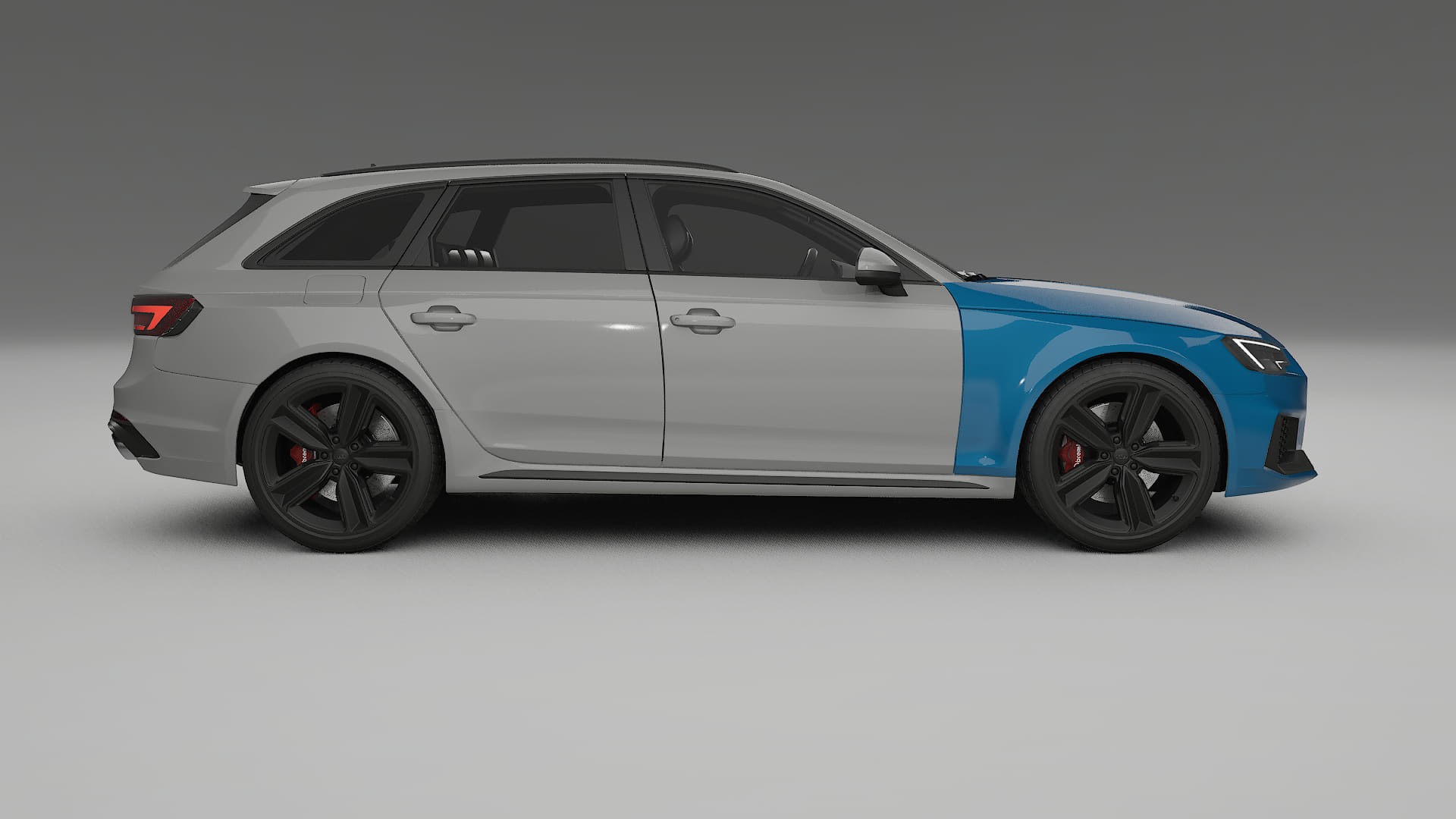 Película de Proteção de Pintura Audi RS4 Avant B9 prefacelift pre-LCI | CrystalGuard TPU Transparente PPF Kit de Proteção F 2