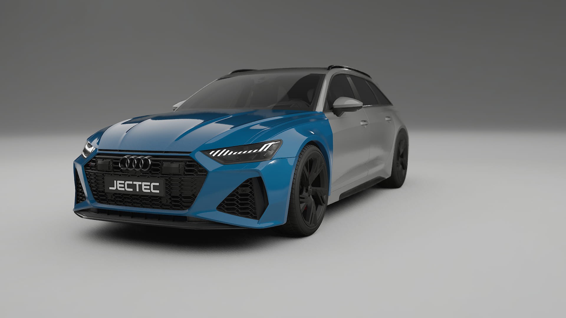 Película de Proteção de Pintura Audi RS6 Avant C8 facelift LCI | CrystalGuard TPU Transparente PPF Kit de Proteção Frontal