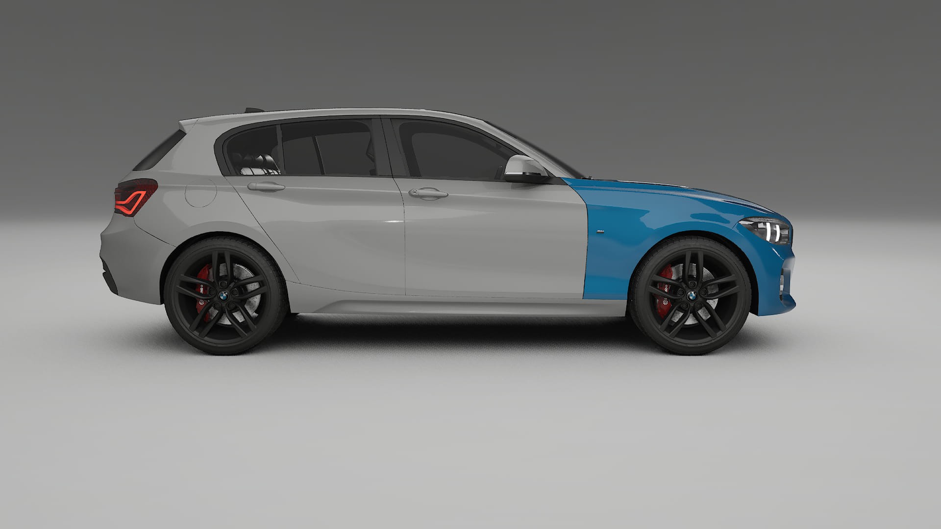 Película de Proteção de Pintura BMW 1 F20 facelift LCI | CrystalGuard TPU Transparente PPF Kit de Proteção Frontal