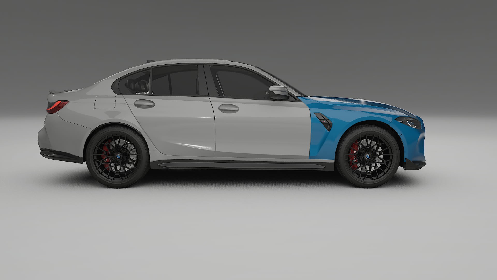 Película de Proteção de Pintura BMW M3 G80 Competition CS | CrystalGuard TPU Transparente PPF Kit de Proteção Frontal