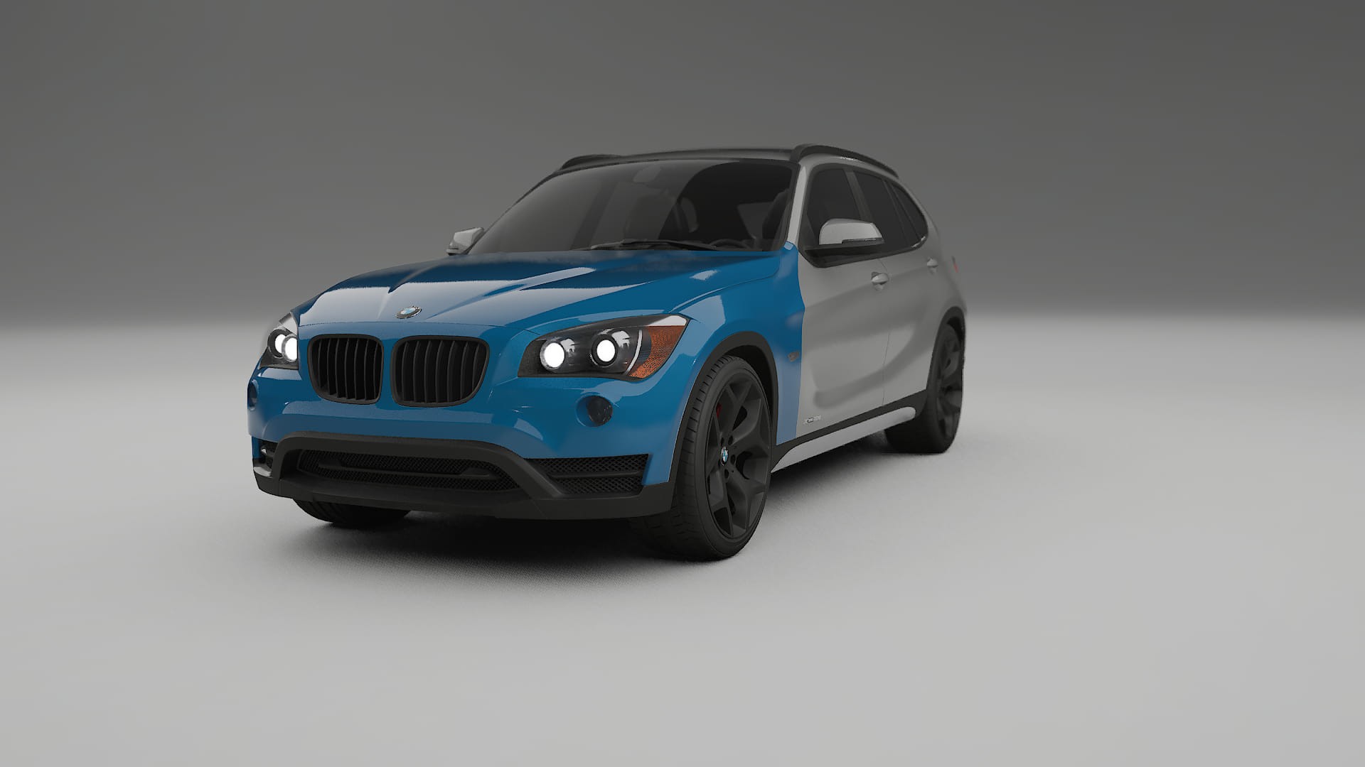 Película de Proteção de Pintura BMW X1 E84 | CrystalGuard TPU Transparente PPF Kit de Proteção Frontal