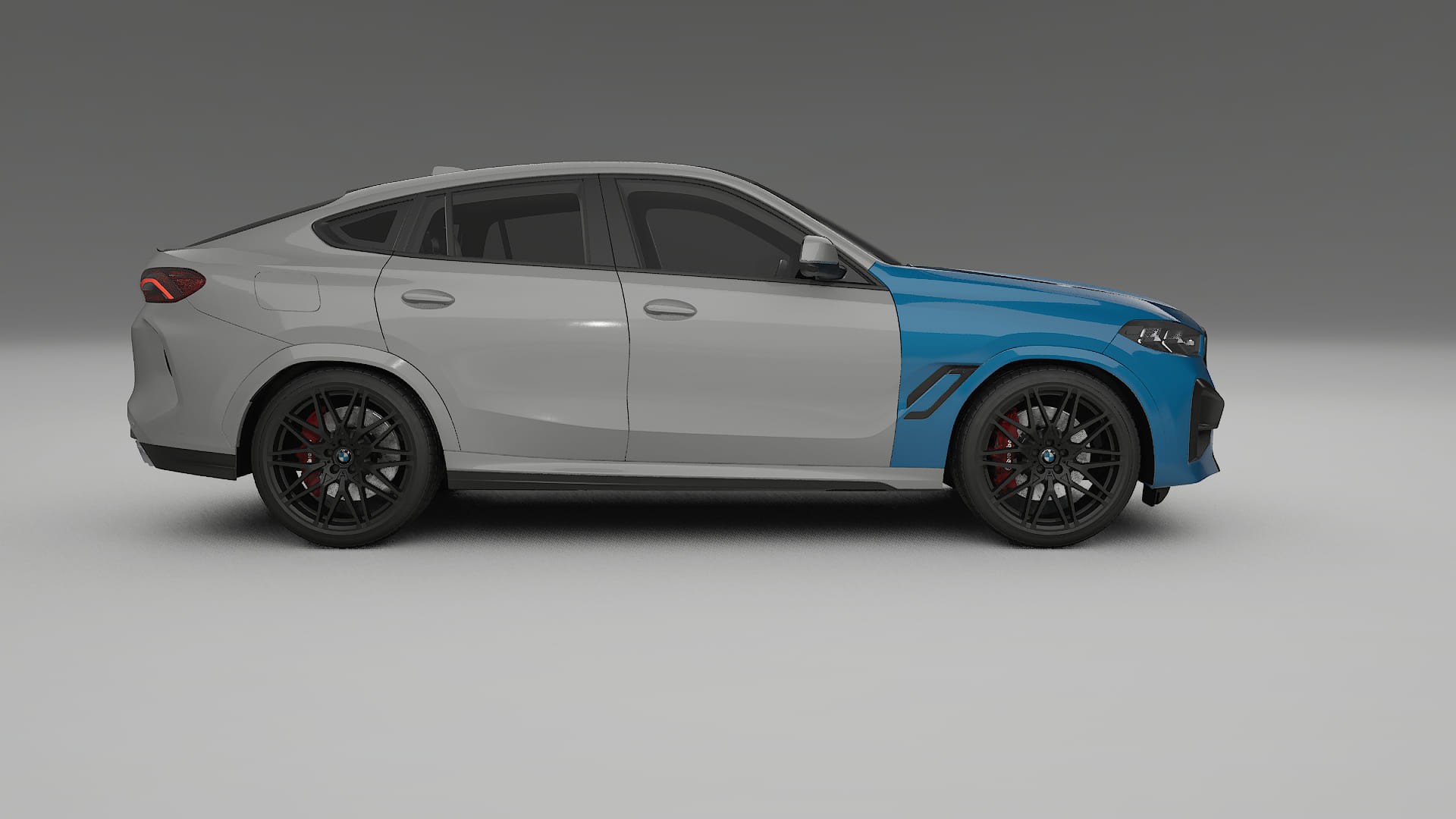 Película de Proteção de Pintura BMW X6 F96 Competition | CrystalGuard TPU Transparente PPF Kit de Proteção Frontal 2