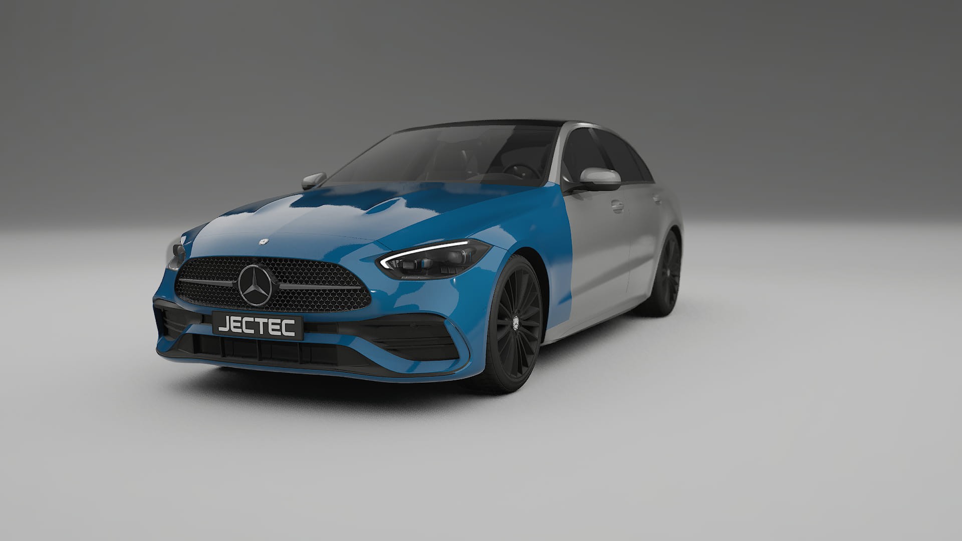 Película de Proteção de Pintura Mercedes C-Class W206 | CrystalGuard TPU Transparente PPF Kit de Proteção Frontal