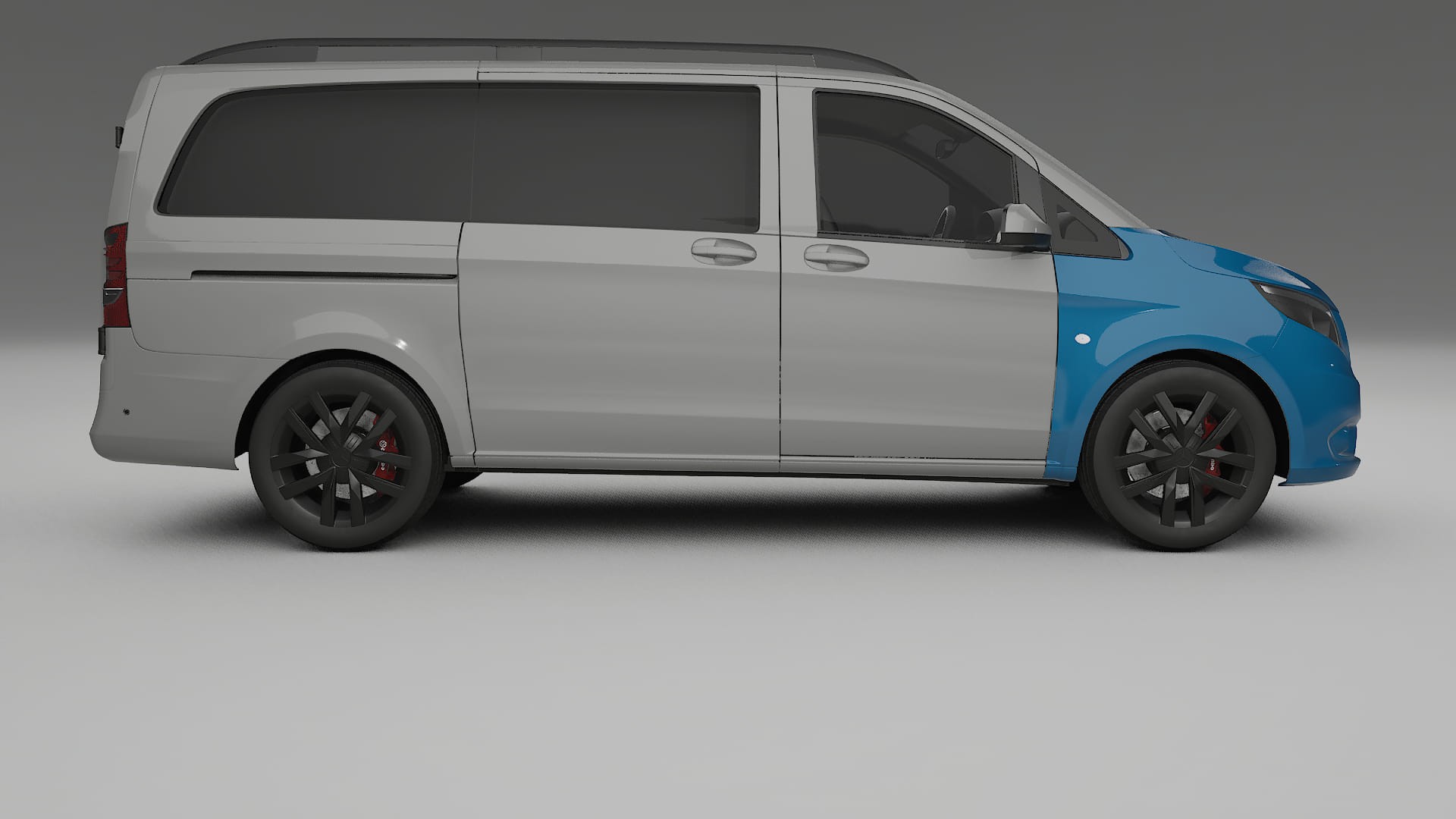 Película de Proteção de Pintura Mercedes Vito-Short W447 prefacelift pre-LCI | CrystalGuard TPU Transparente PPF Kit de Prote 2