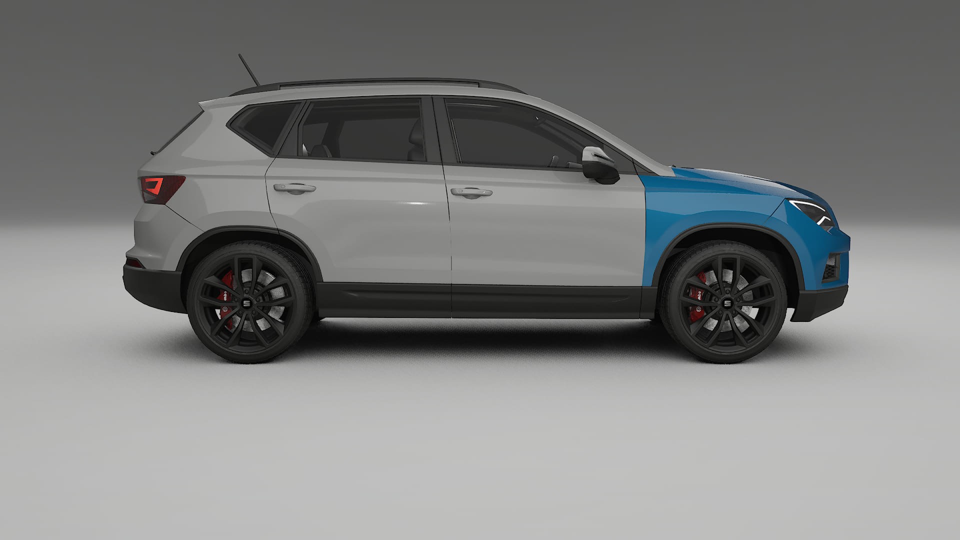 Película de Proteção de Pintura Seat Ateca KH7 | CrystalGuard TPU Transparente PPF Kit de Proteção Frontal 2