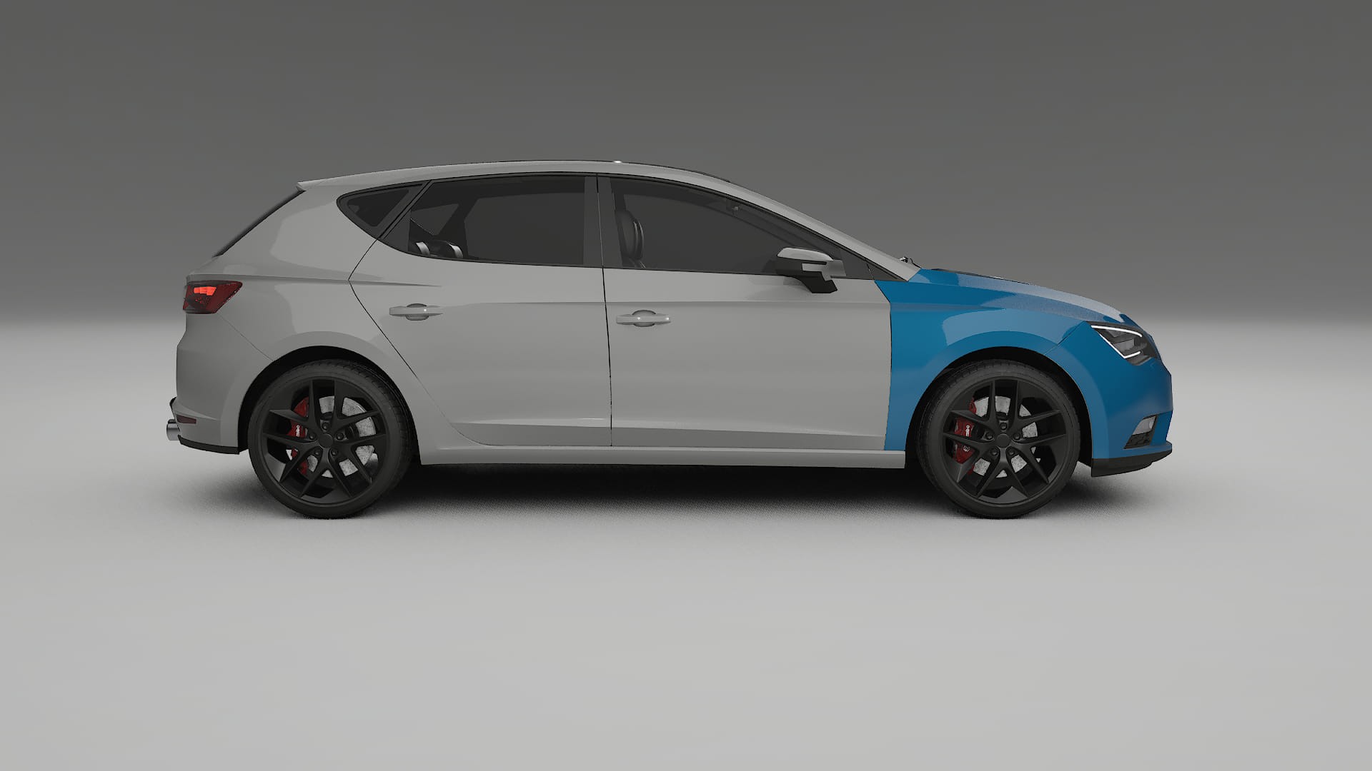 Película de Proteção de Pintura Seat Leon FR 5F | CrystalGuard TPU Transparente PPF Kit de Proteção Frontal 2