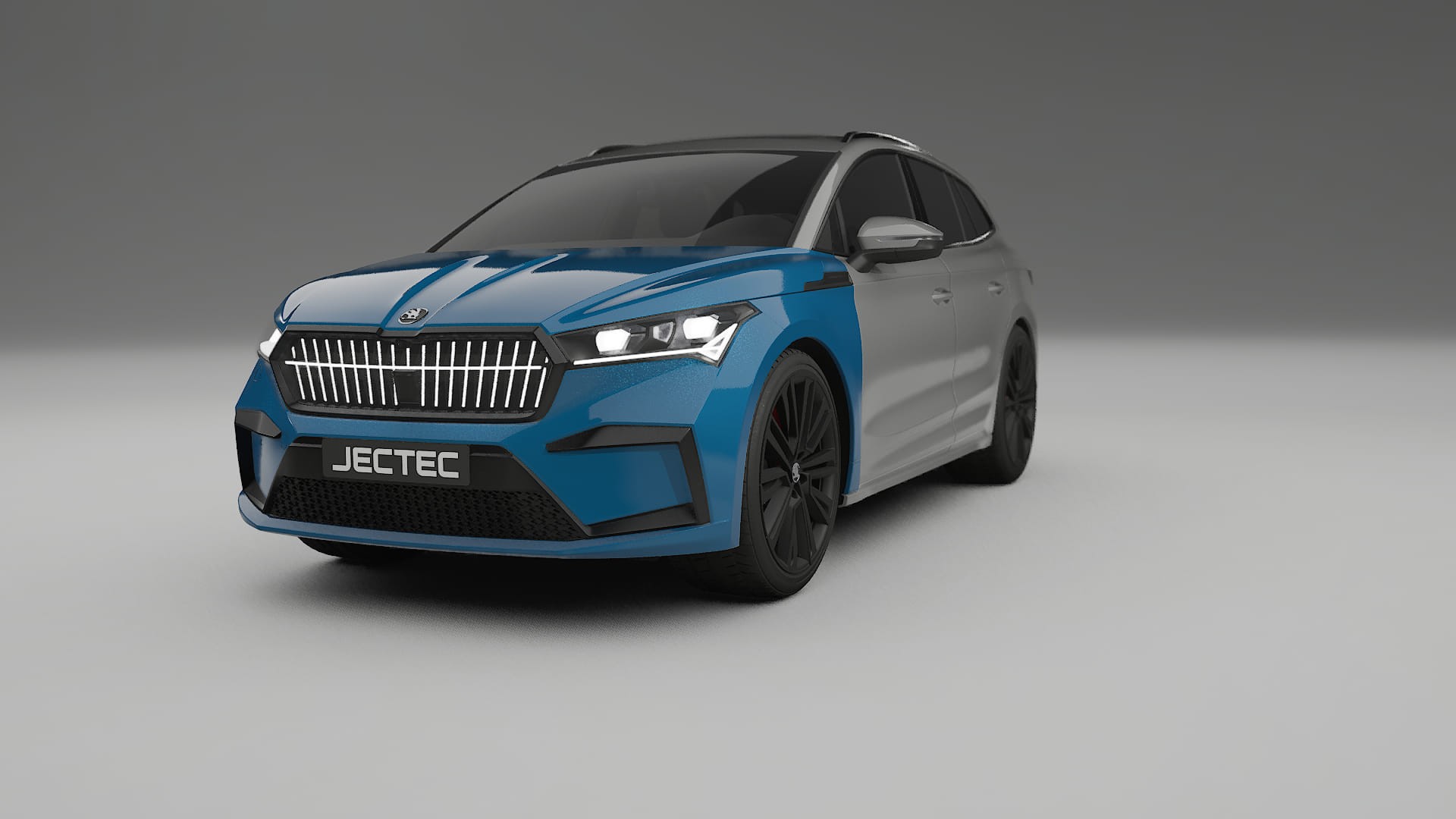 Película de Proteção de Pintura Škoda Enyaq MEB | CrystalGuard TPU Transparente PPF Kit de Proteção Frontal
