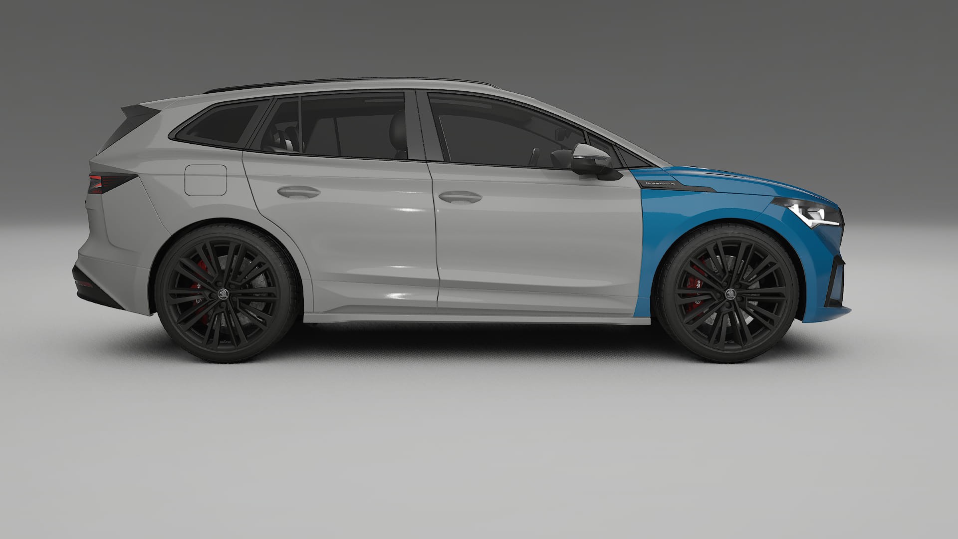 Película de Proteção de Pintura Škoda Enyaq MEB | CrystalGuard TPU Transparente PPF Kit de Proteção Frontal 2