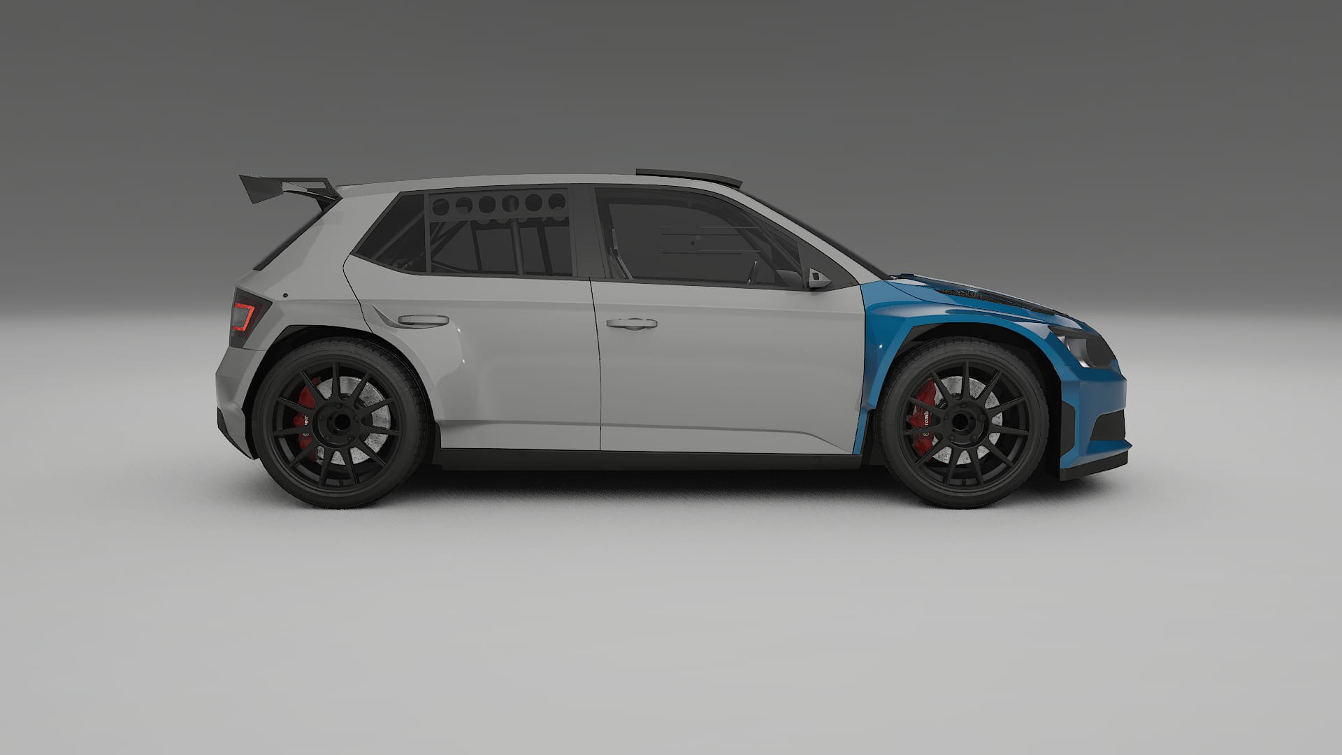 Película de Proteção de Pintura Škoda Fabia R5 6V | CrystalGuard TPU Transparente PPF Kit de Proteção Frontal 2