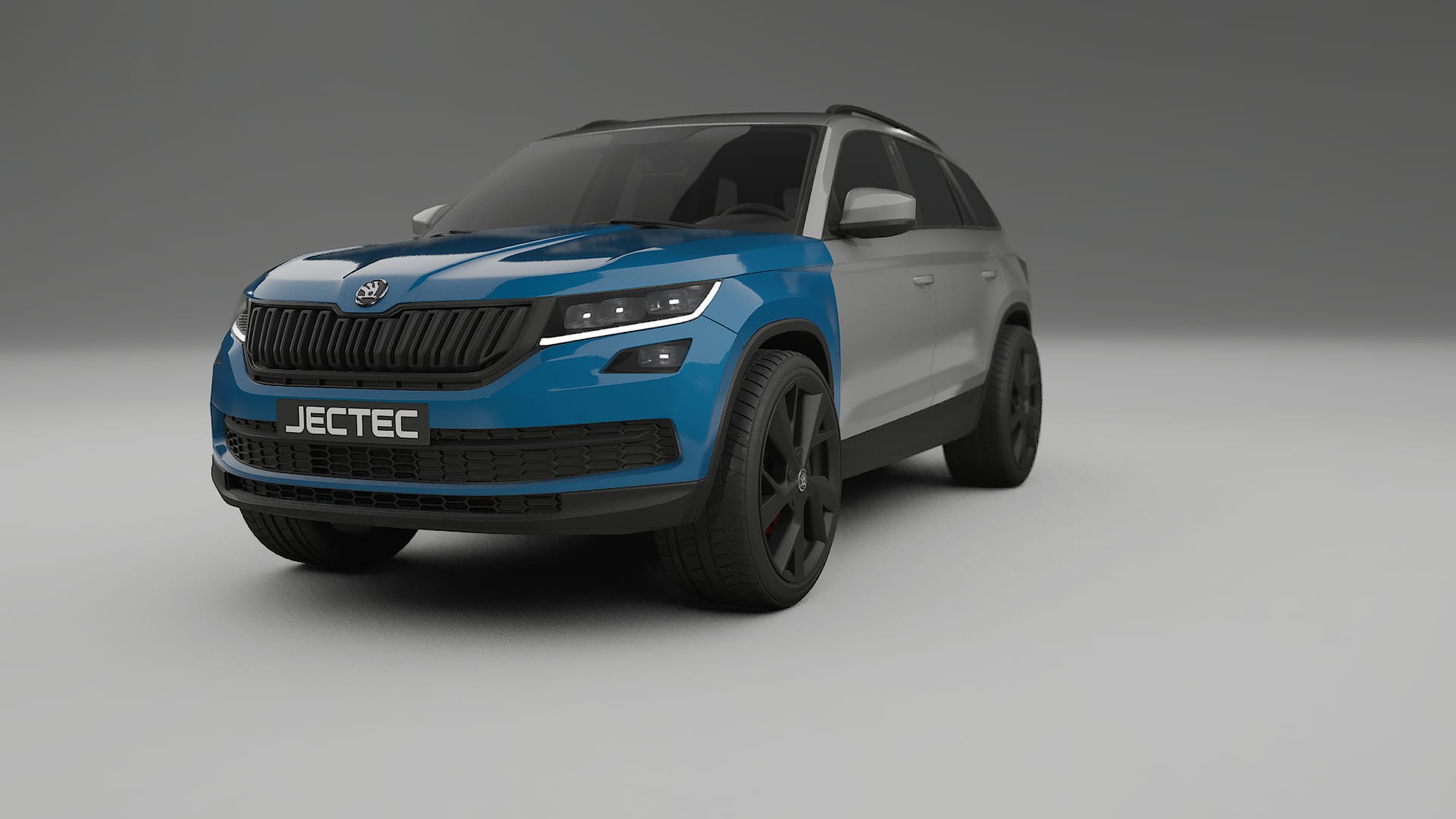 Película de Proteção de Pintura Škoda Kodiaq NS7 | CrystalGuard TPU Transparente PPF Kit de Proteção Frontal