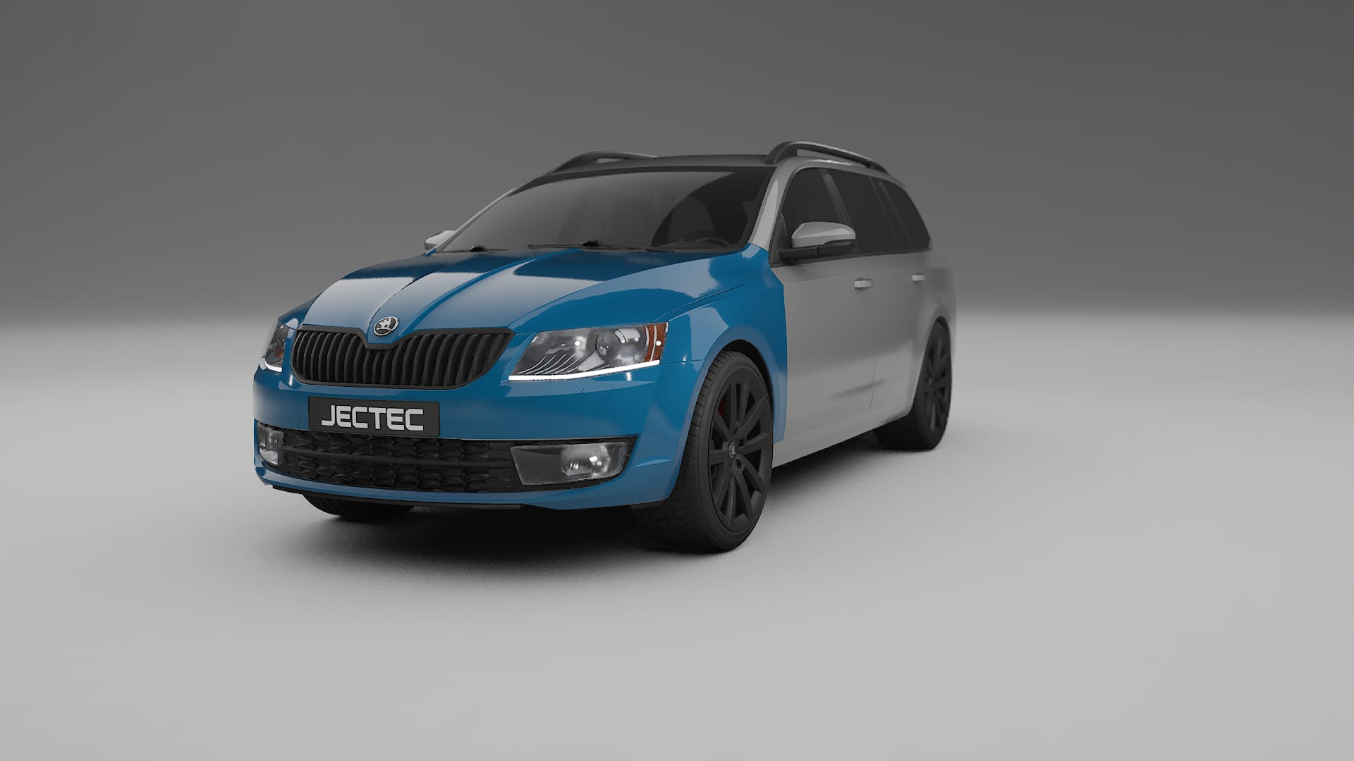 Película de Proteção de Pintura Škoda Octavia combi 5E | CrystalGuard TPU Transparente PPF Kit de Proteção Frontal