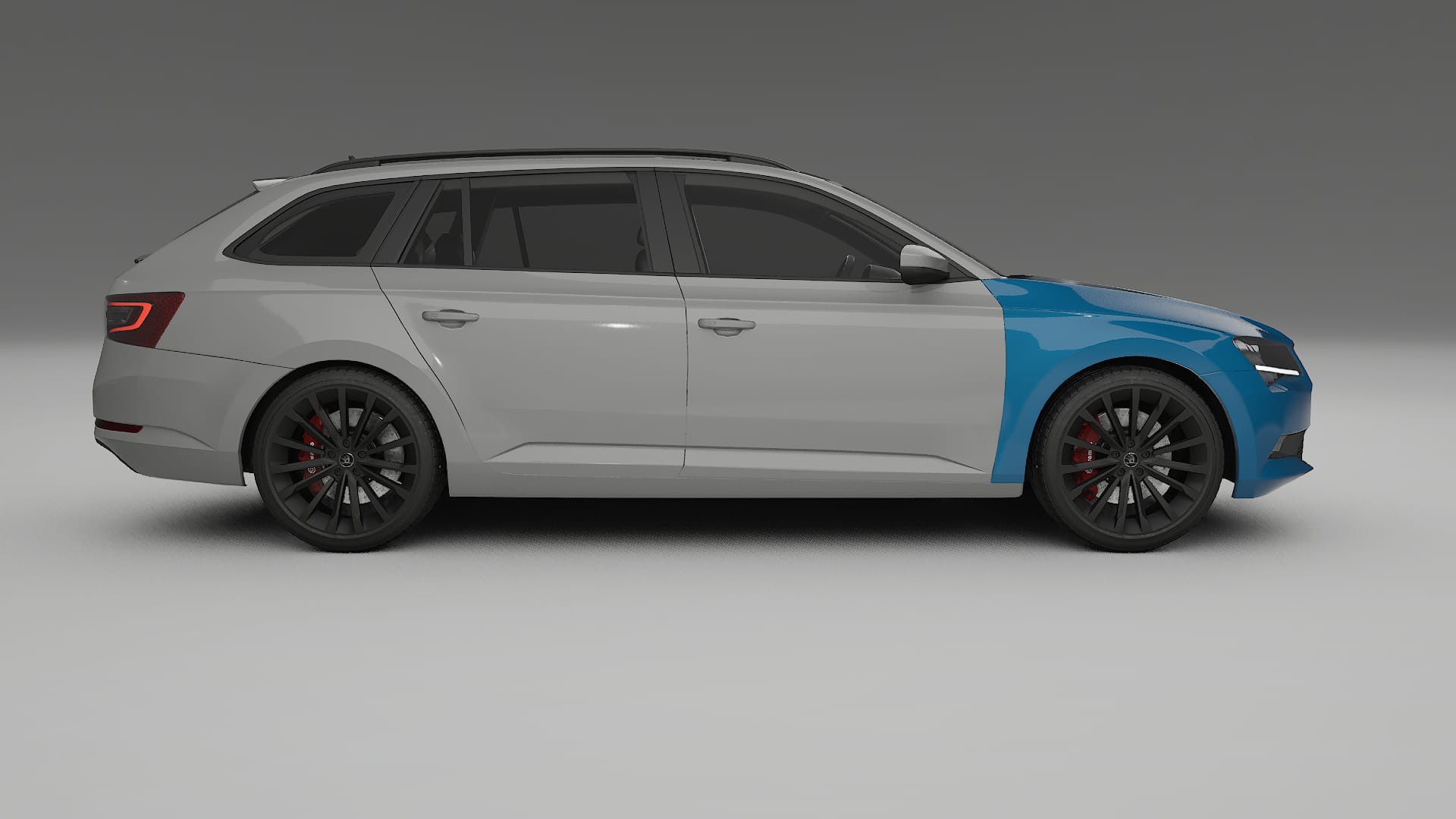 Película de Proteção de Pintura Škoda Superb B8 | CrystalGuard TPU Transparente PPF Kit de Proteção Frontal