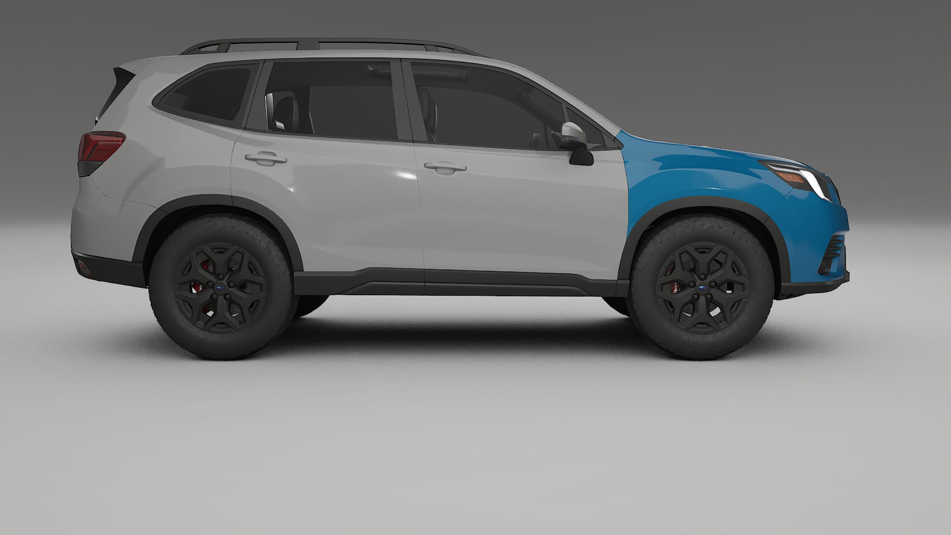 Película de Proteção de Pintura Subaru Forester V SK facelift LCI | CrystalGuard TPU Transparente PPF Kit de Proteção Front 2